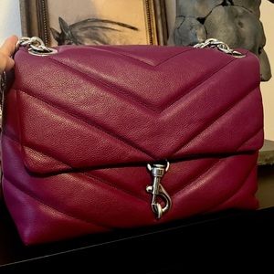 Rebecca Minkoff Edie Maxie Leather Quilted Shoulder Bag